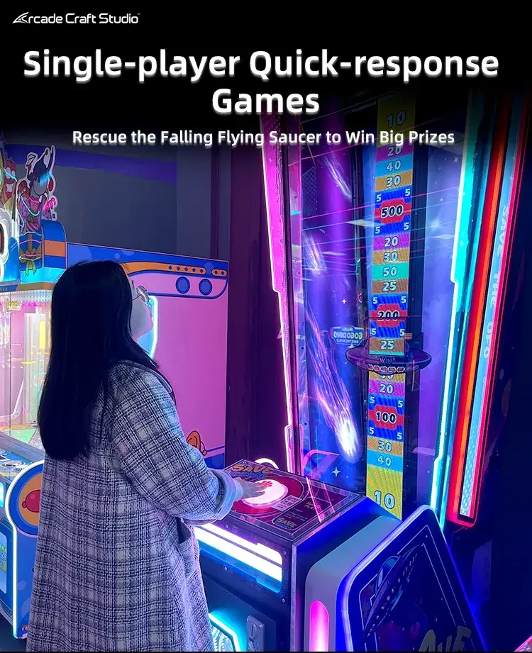 Save The UFO Ticket Game Machine