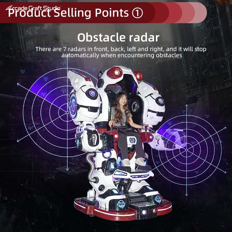 Future Warrior Amusement Robot Ride