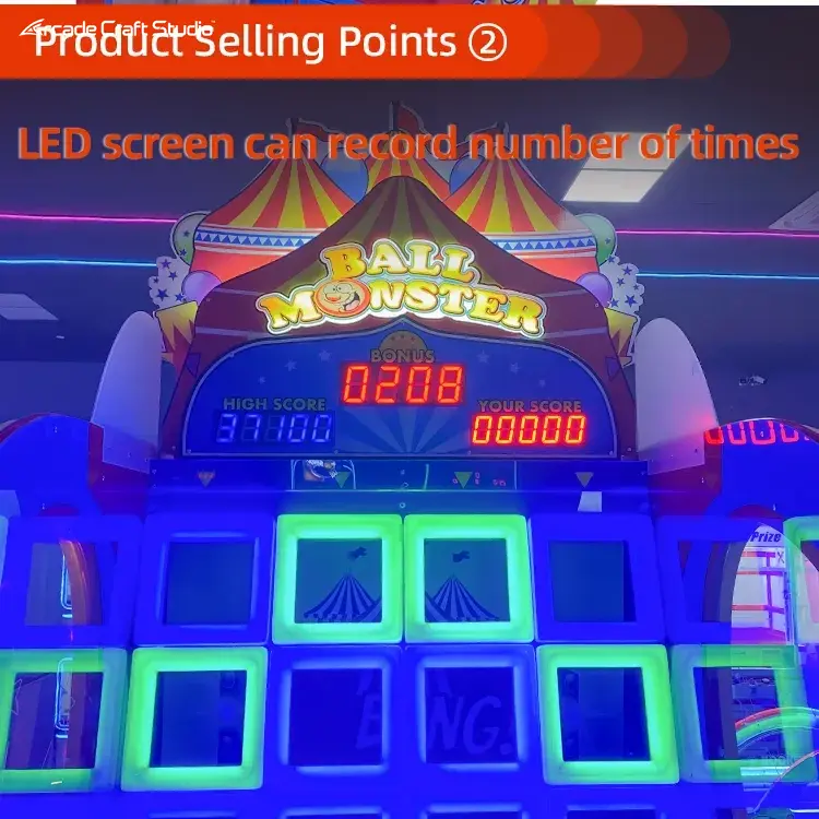 Ball Monster Ticket Game Arcade