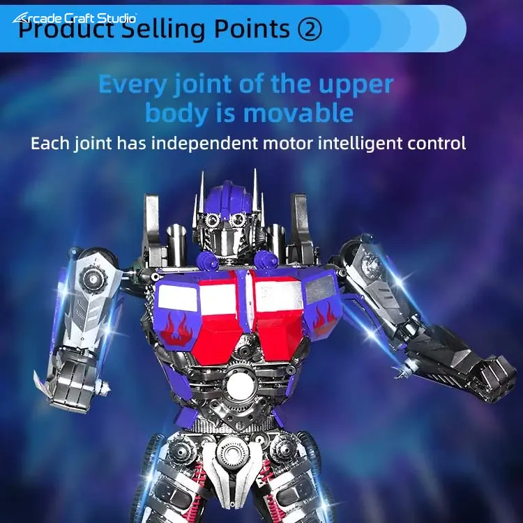 Metal Warrior Amusement Park Welcome Robot