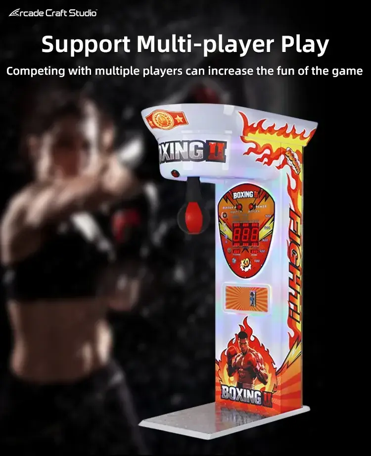 Black King II Punching Bag Game Machine