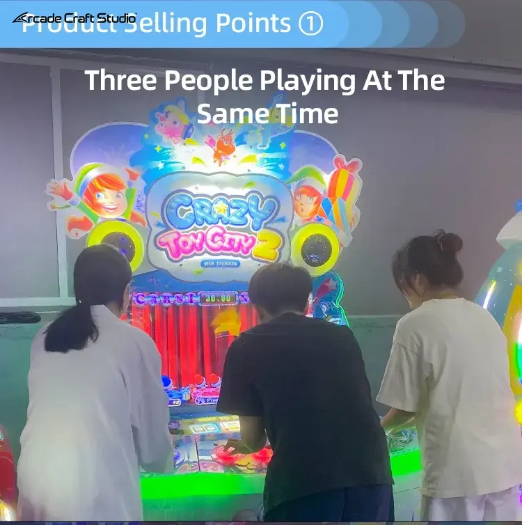 Crazy Toy City 2 Ticket Game Machine