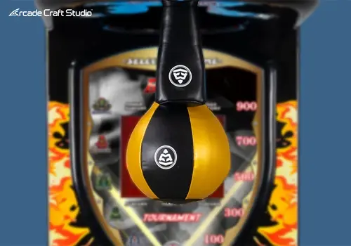 Black King Punching Bag Game Machine (Old Style)