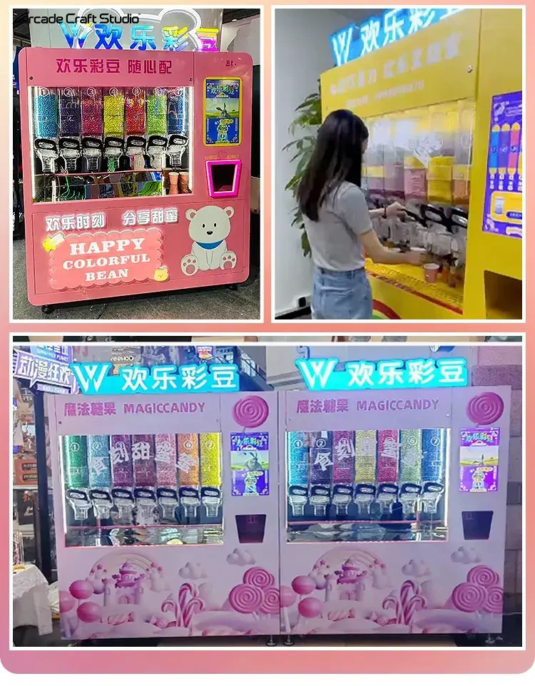 Candy Beans Dispenser Vending Machine