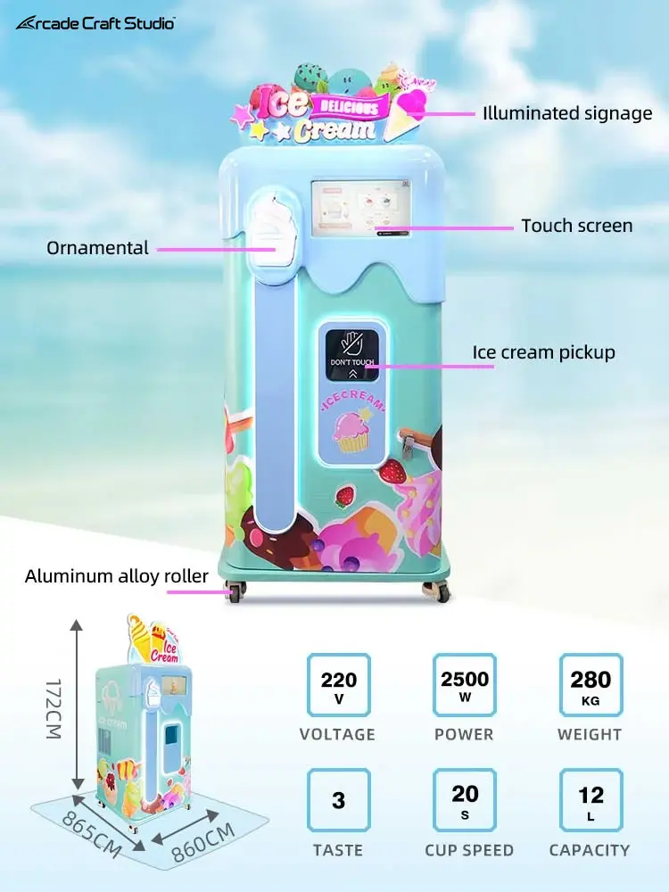Soft Ice Cream Vending Machine