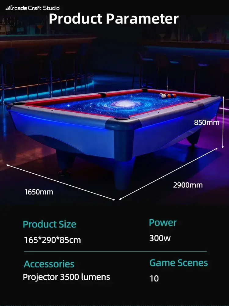 Interactive Pool Table Projector