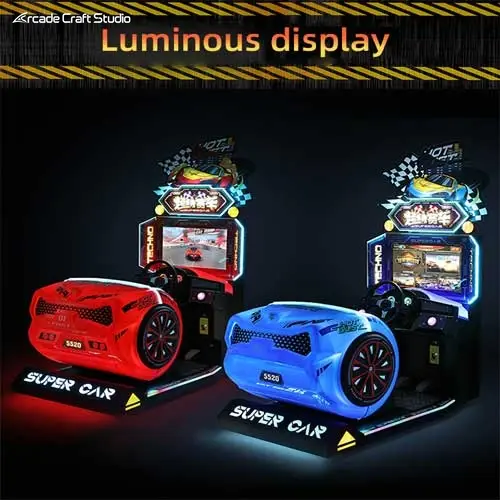 Super Car Racing Arcade Machine