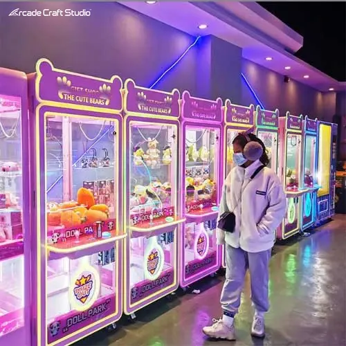 Panda Transparent Claw Machine Arcade