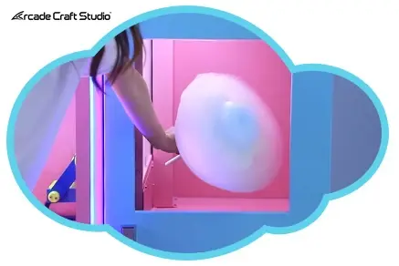 Happy Candy Cotton Candy Vending Machine