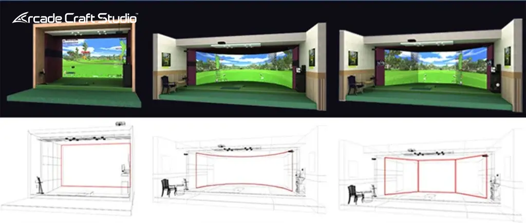 S Series Indoor Golf Simulator
