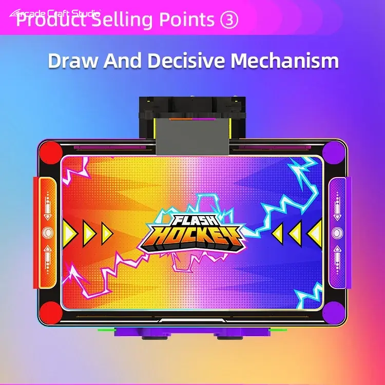 Flash Hockey Coin Operated Air Hockey Arcade Machine