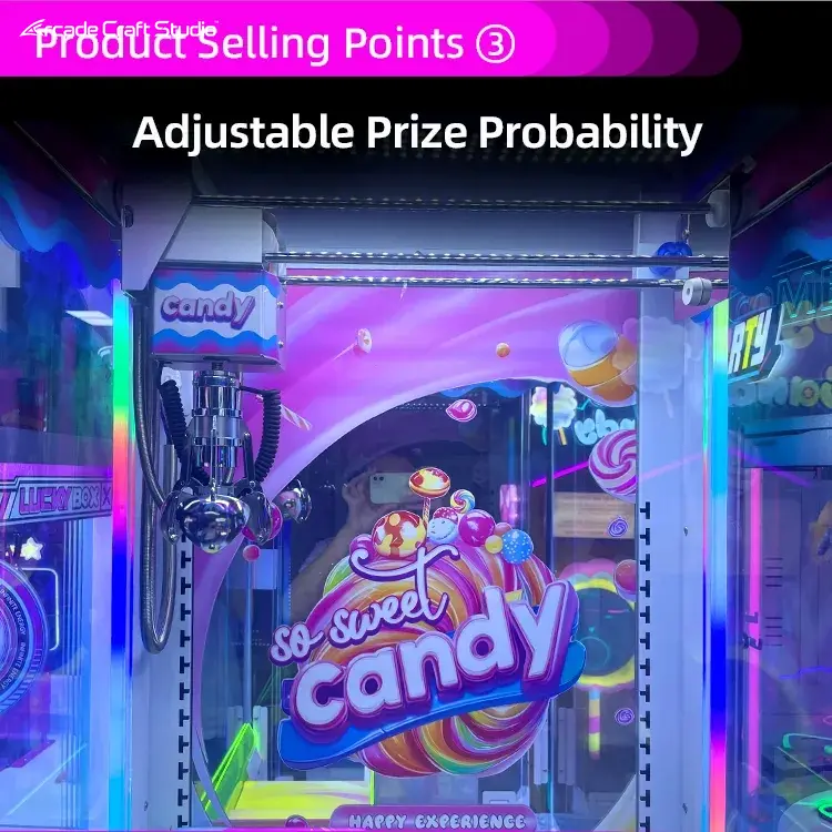 Candy Shop Arcade Candy Claw Machine