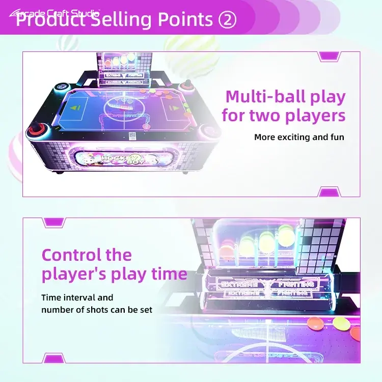 Speed Hockey Mini Arcade Air Hockey Table For Kids