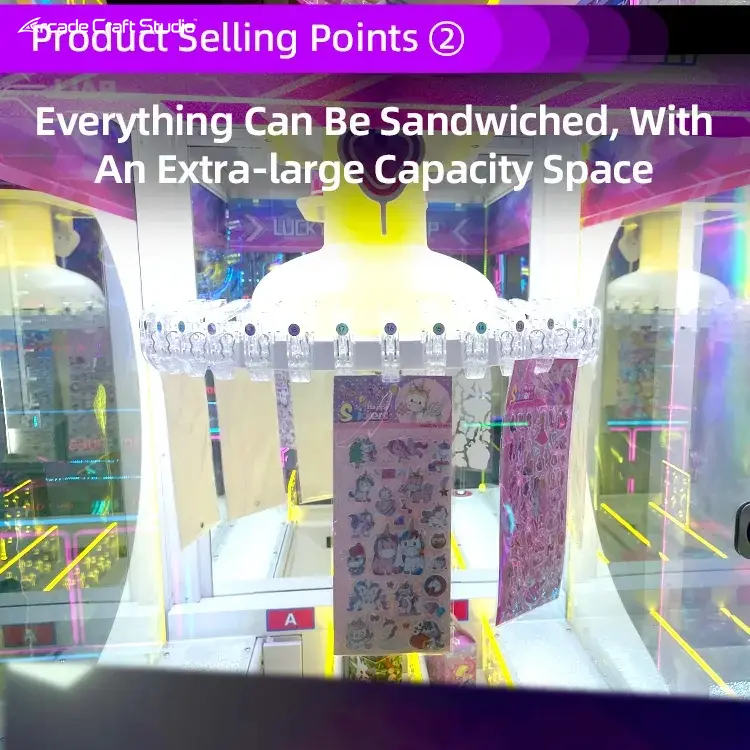 Lucky Magic Clip Prize Machine Ticket Arcade Games