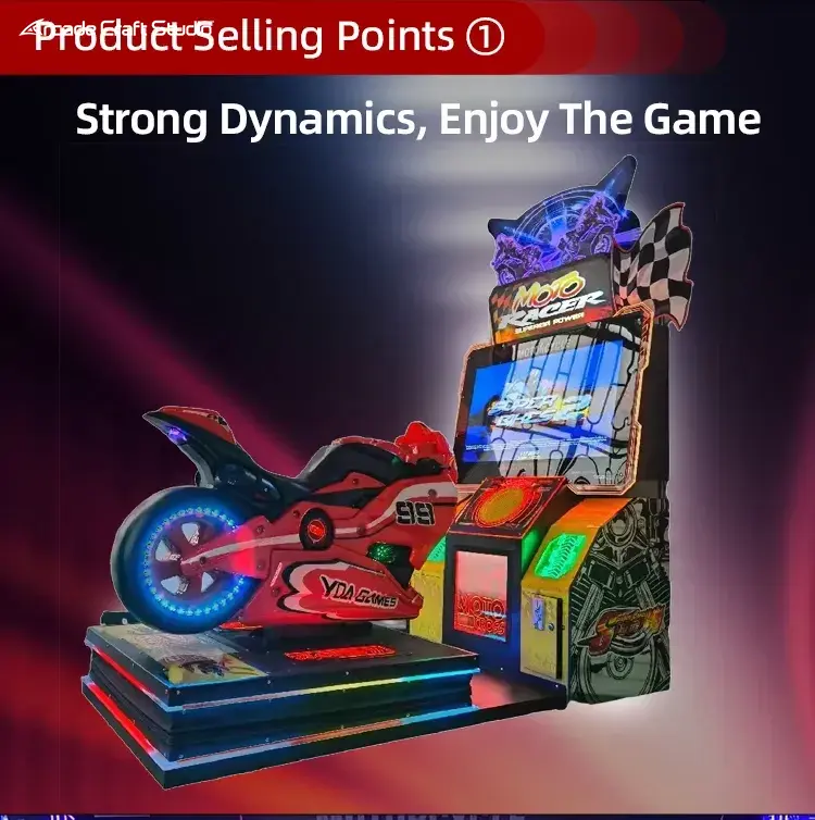 Moto Racer Coin Operated Motorcycle Arcade Game