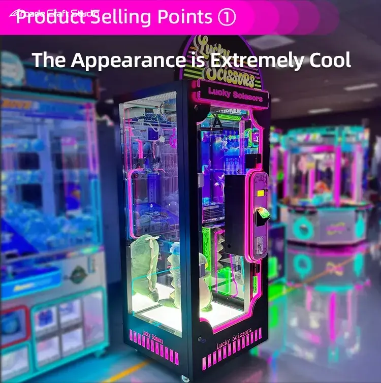 Lucky Scissors Rope Cutting Prize Arcade Game
