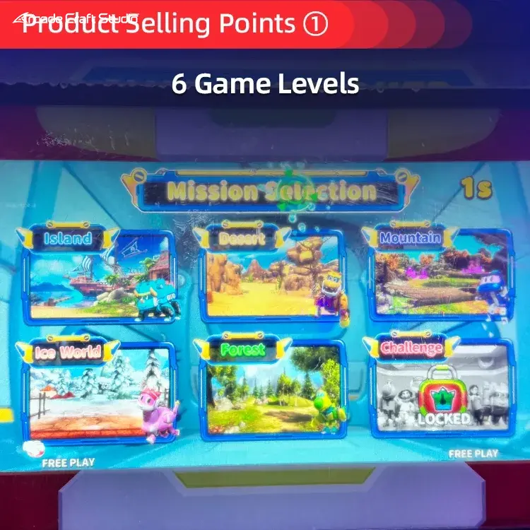 Mini Dino Adventure Water Shooting Arcade