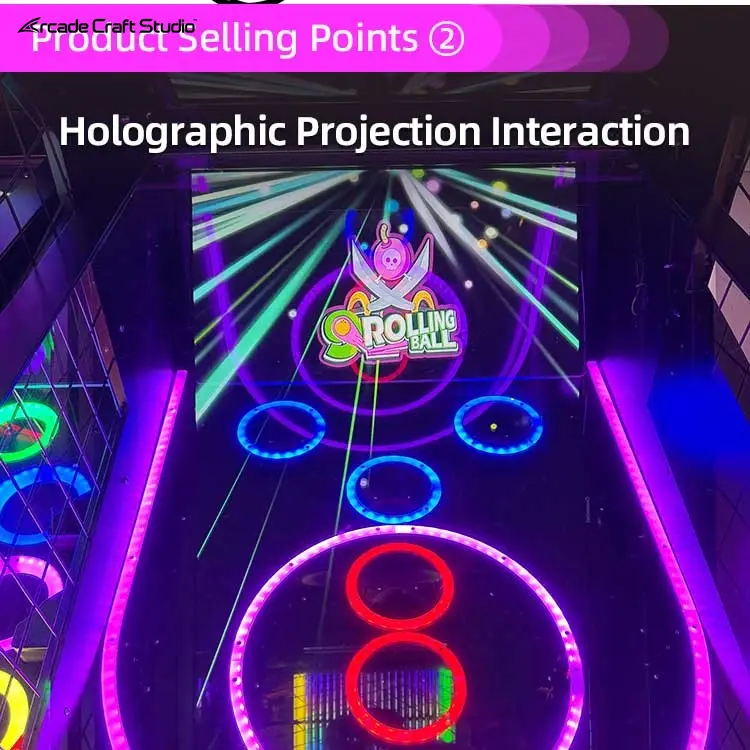 Rolling Shock 2 Players Skee Ball Arcade Machine