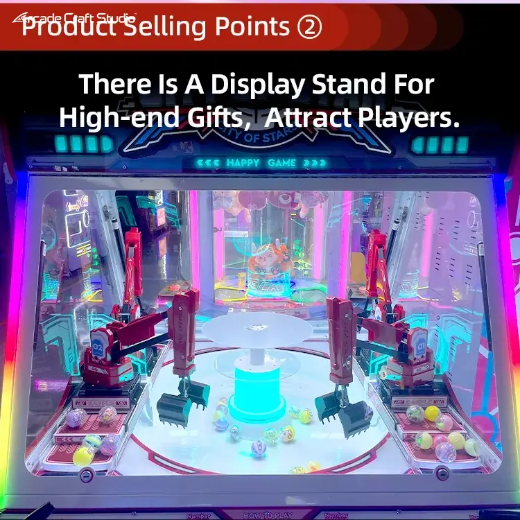 City Of Star 4 Players Toy Grabber Claw Machine