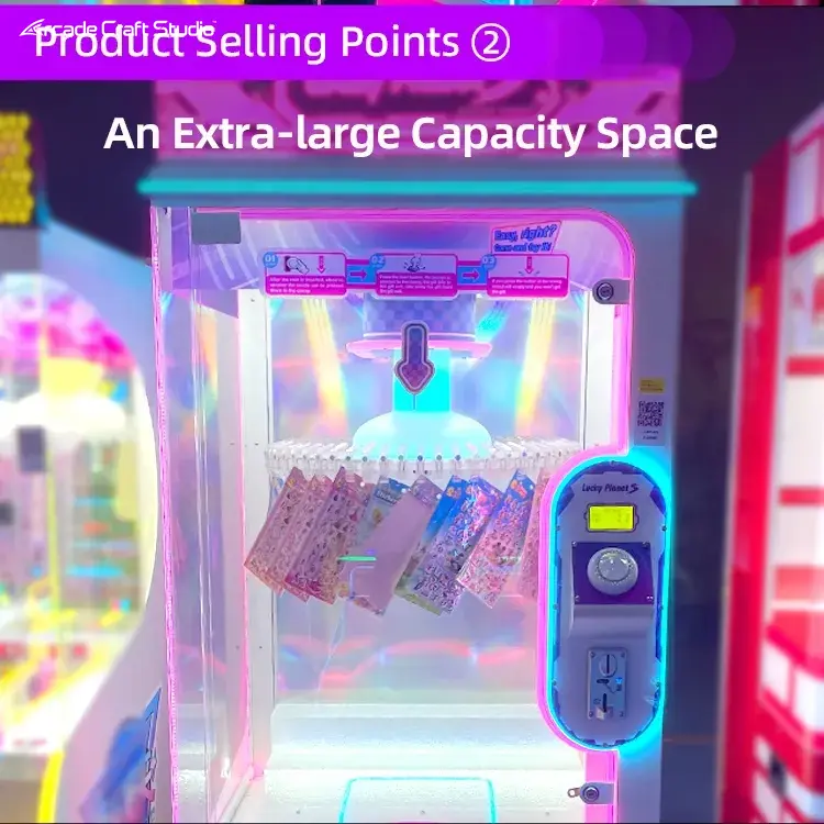 Lucky Planet S Coin Operated Prize Game Machine
