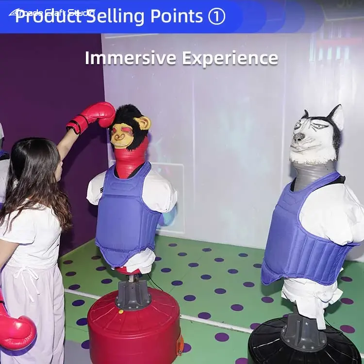 Projection Interactive Boxing Simulator