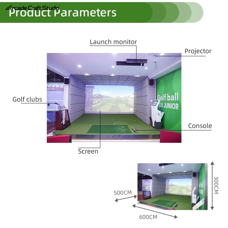Customizable Basement Golf Simulator