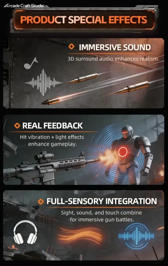 VR Thunder Vanguard 2 Players Arcade Shooter