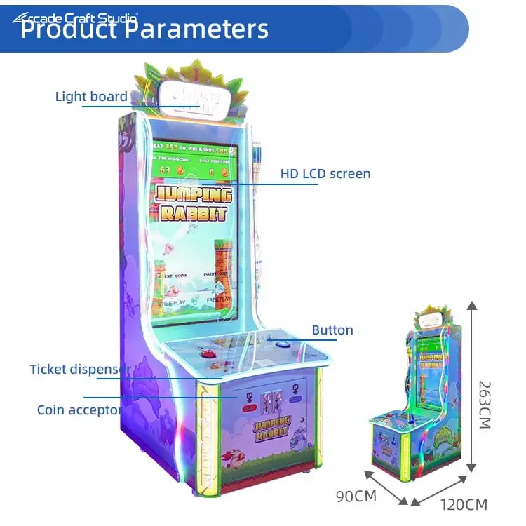 Jumping Rabbit Arcade Ticket Game