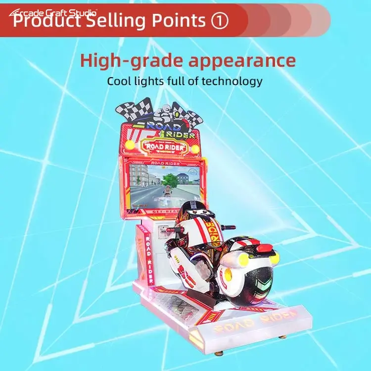 Road Rider Kids Motorcycle Arcade Game