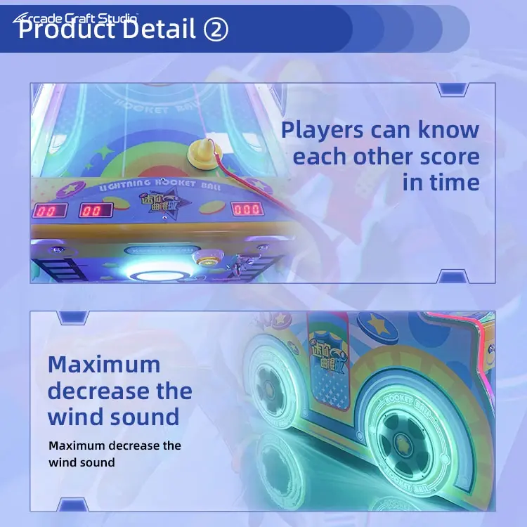 Lightning Hockey Kids Air Hockey Table
