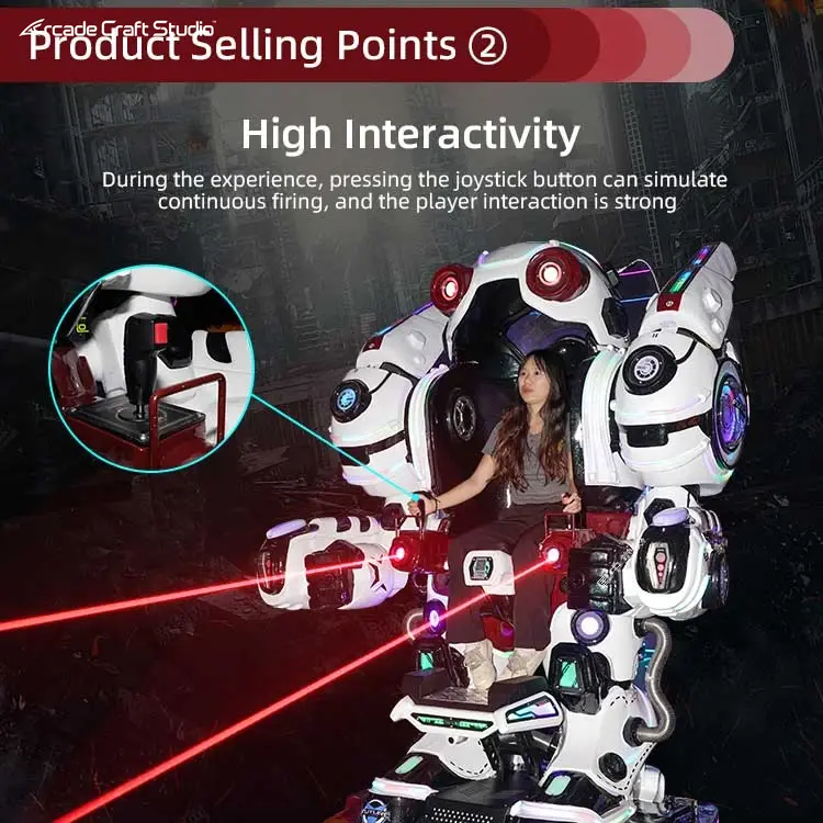 Future Warrior Amusement Robot Ride