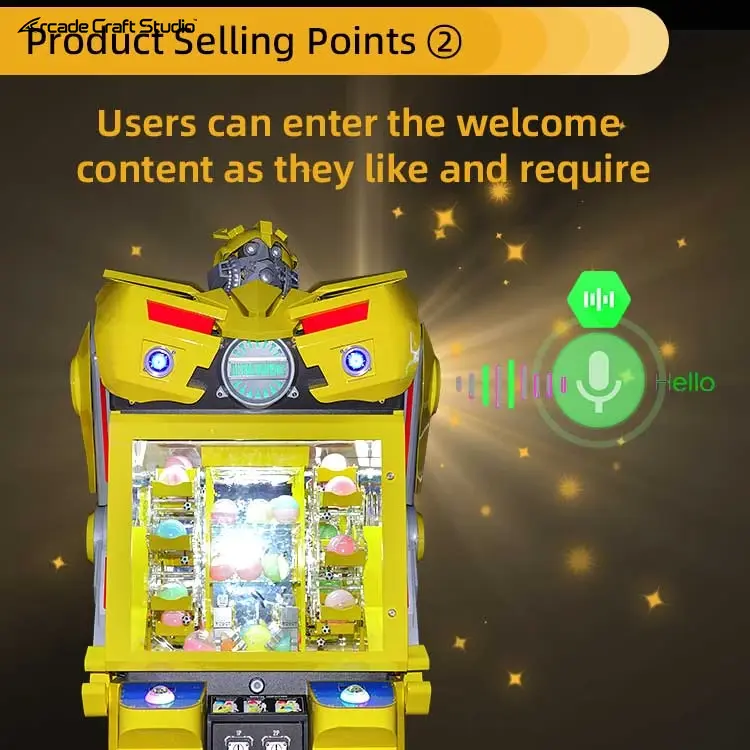 Mech Warrior Capsule Prize Machine