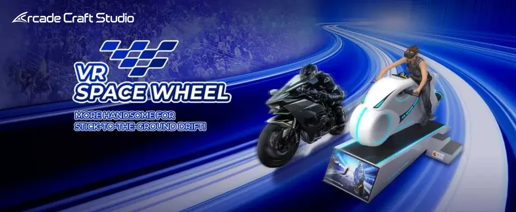 VR Space Wheel VR Motorcycle Simulator Arcade