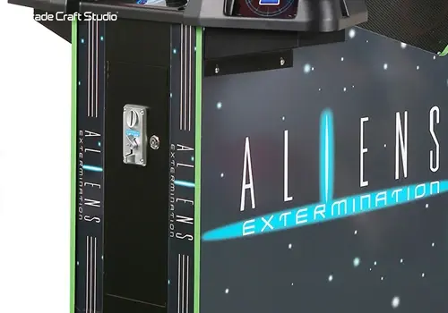 Alien Attack Arcade Shooting Game Machine