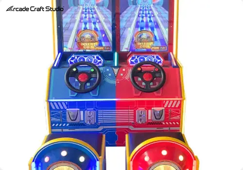 Kids Spaceship Driving Arcade Machine