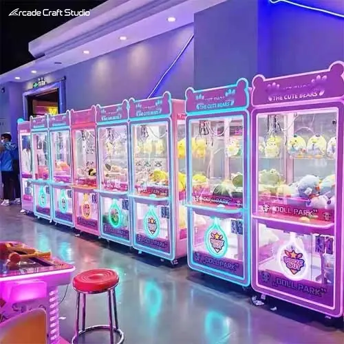Panda Transparent Claw Machine Arcade