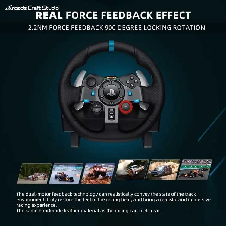 Super Engine 6dof Racing Simulator With 3 Screen