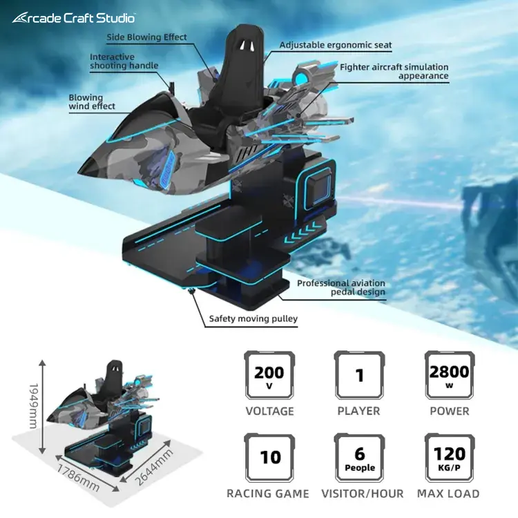 VR Super Fighter Airplane Simulator
