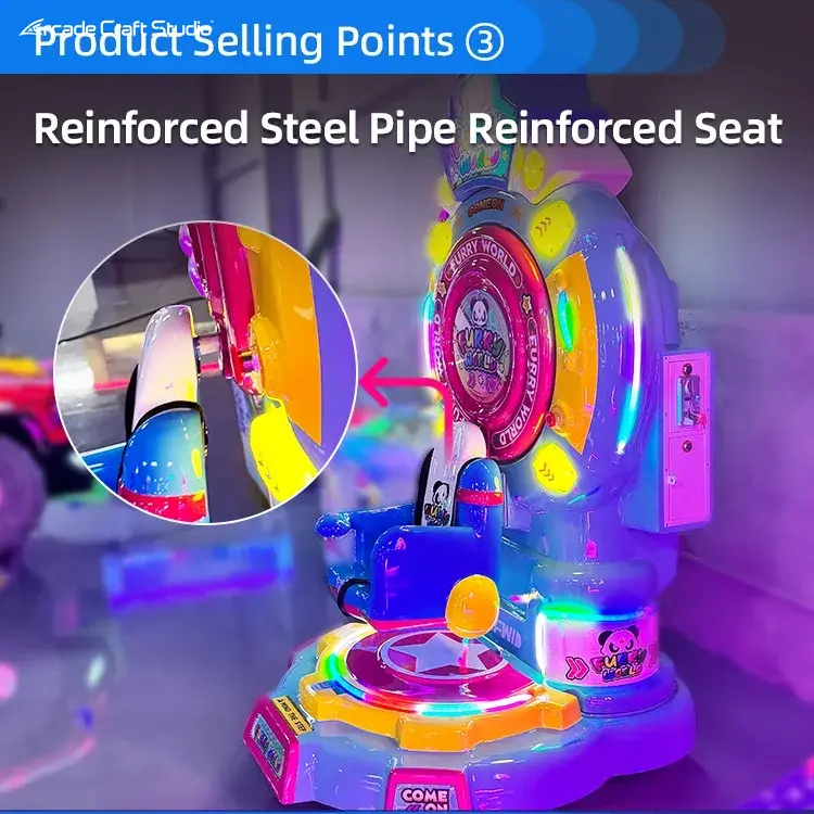 Furry World Coin Operated Ferris Wheel Kiddy Rides