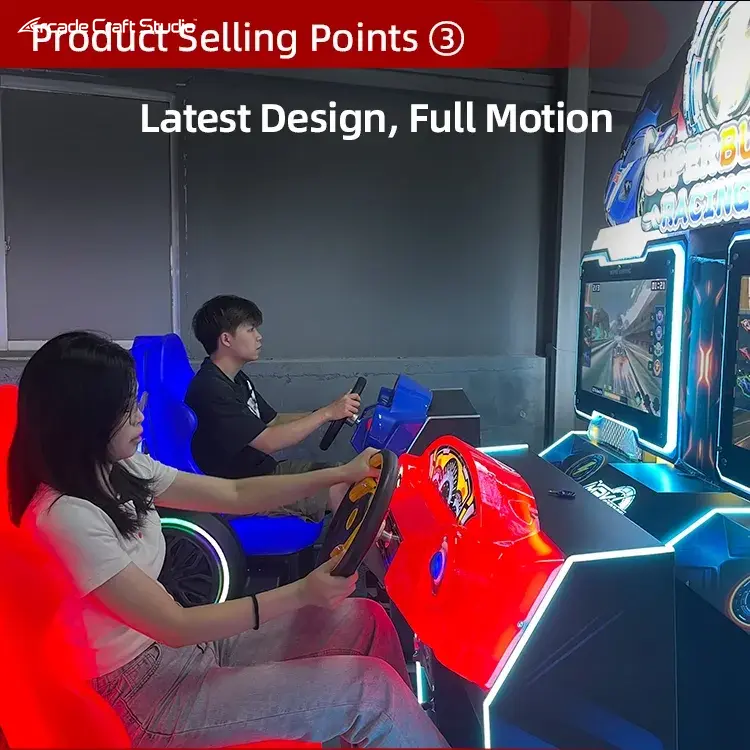 Superburn Racing D 2 Players Driving Arcade Games