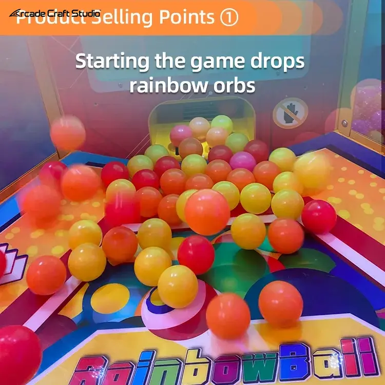 Rainbowball Bar Ball Dropping Arcade Game Ticket Arcade