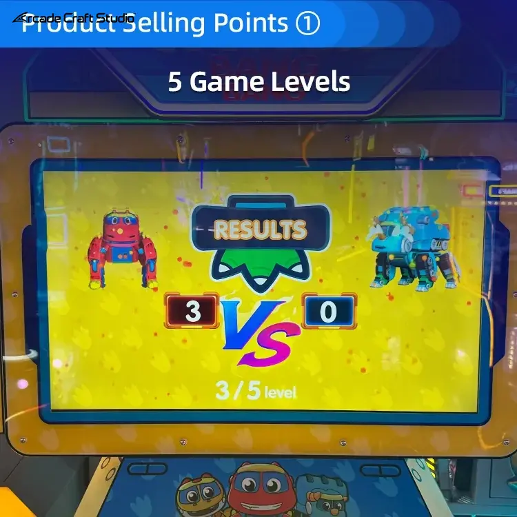Dino Quick Press Video Arcade Ticket Game