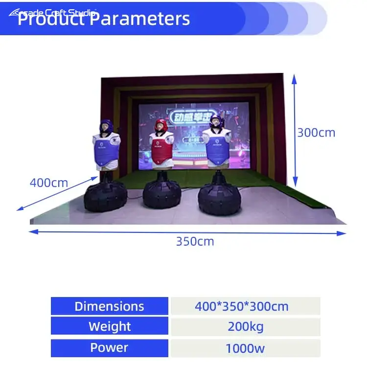 Projection Interactive Boxing Simulator