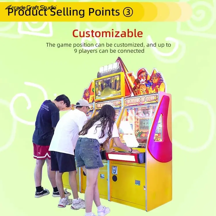 Treasure Of Egypt Coin Pusher Arcade Machine