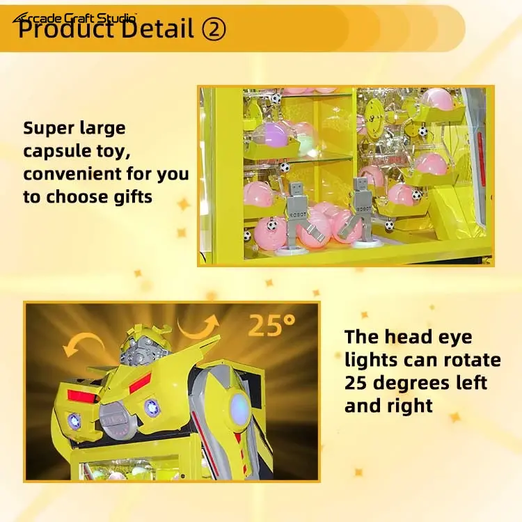 Mech Warrior Capsule Prize Machine