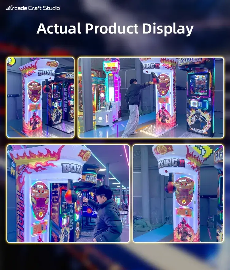 Black King II Punching Bag Game Machine