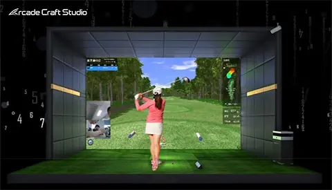 A Series Indoor Golf Simulator