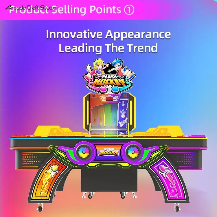 Flash Hockey Coin Operated Air Hockey Arcade Machine