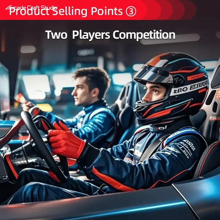 Wild Drift 2 Player Racing Arcade Machine Driving Simulator