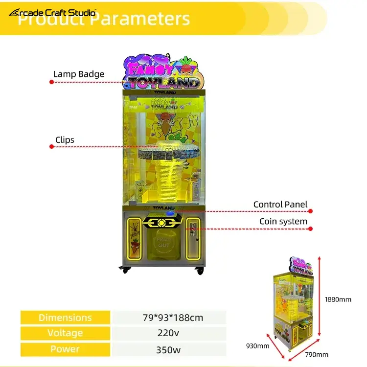 Fancy TOYLAND Prize Vending Machine